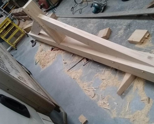 fabrication ferme - - Menuiserie Manu Barraud - Saint Martin des Fontaines